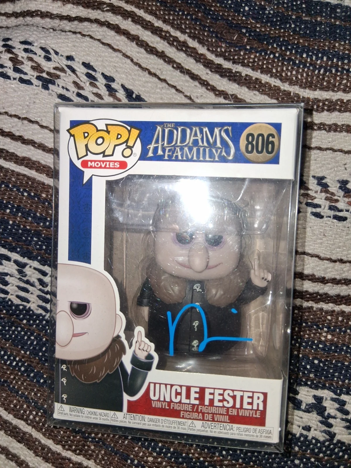 Fred Armisen — Fred Armisen Signed Autographed Funko POP Addams Family Uncle Fester JSA Cert.