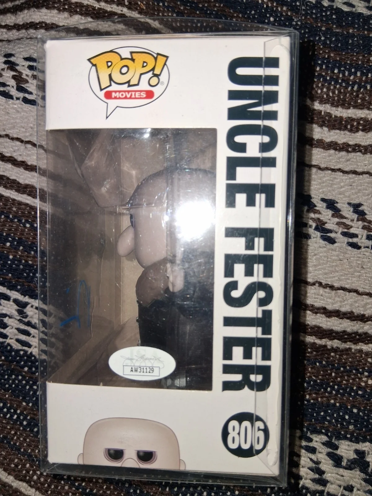 Fred Armisen — Fred Armisen Signed Autographed Funko POP Addams Family Uncle Fester JSA Cert., изображение 5