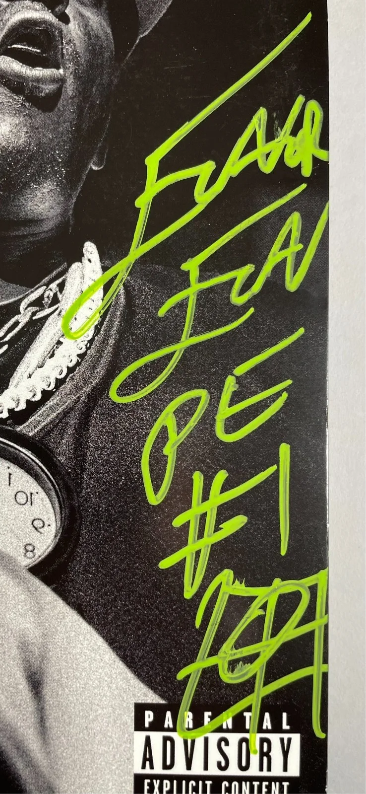 Flavor Flav — Flavor Flav Signed Public Enemy Revolverlution Tour 03 Vinyl Record LP JSA COA, image 2