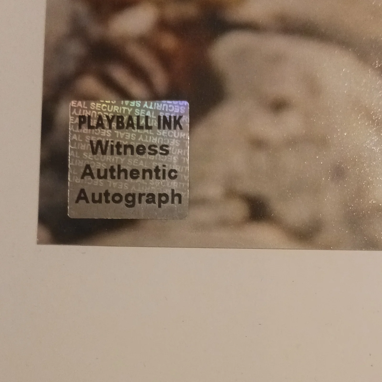 Kelly Packard Inscribed XO APRIL. 11×17. Playball Ink Witnessed., изображение 3