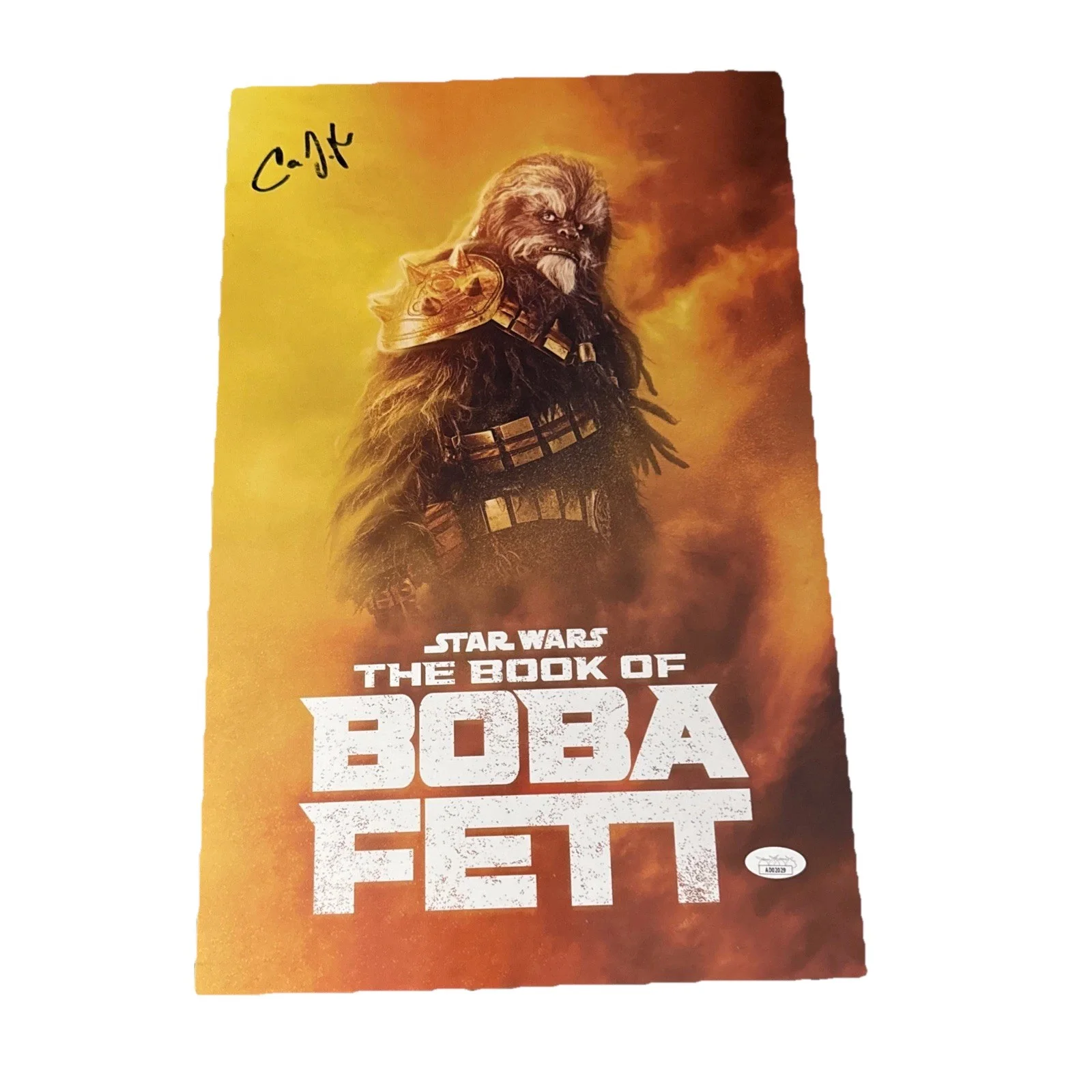 Carey Jones — Carey Jones Autographed “Star Wars: The Book Of Boba Fett” 11x17 Poster Official