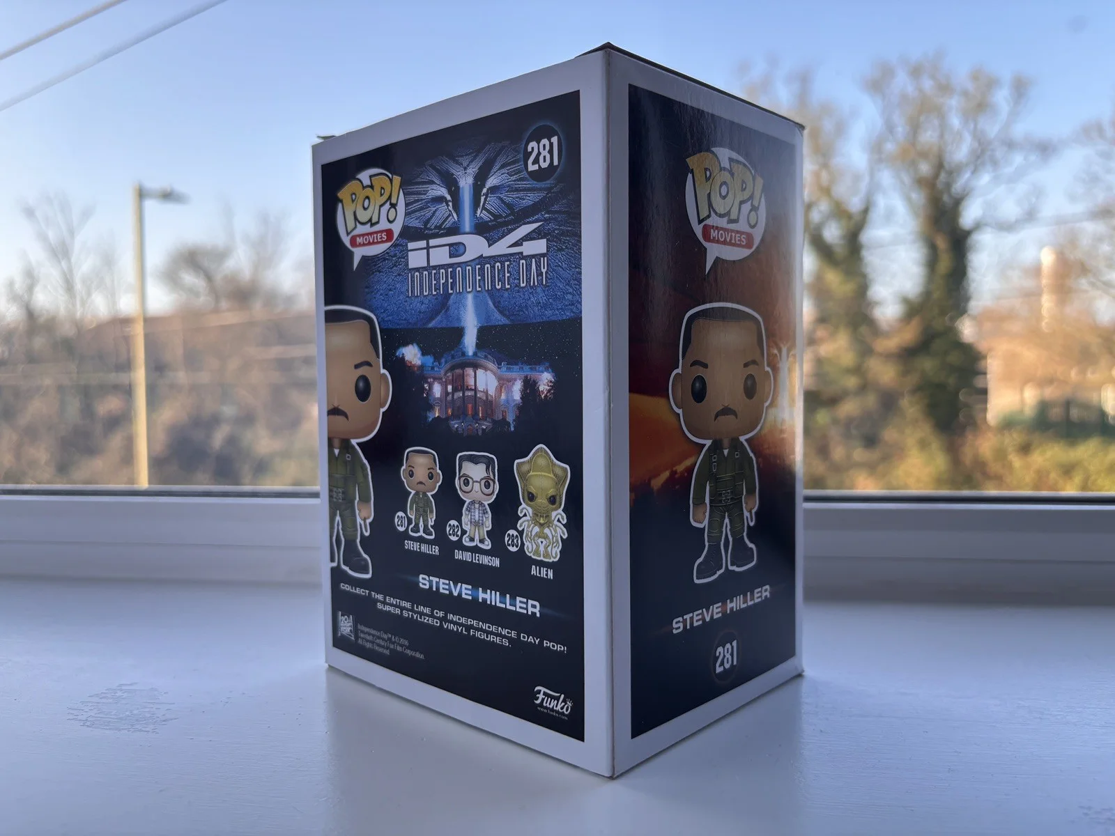Will Smith Signed Steve Hiller Independence Day Funko POP #281 With SWAU COA, изображение 5