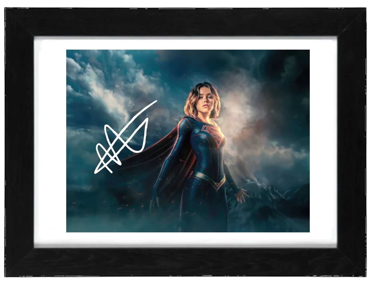 Milly Alcock Signed Autograph PHOTO Pre Print 6x4/A4/ Framed Super Girl, изображение 2