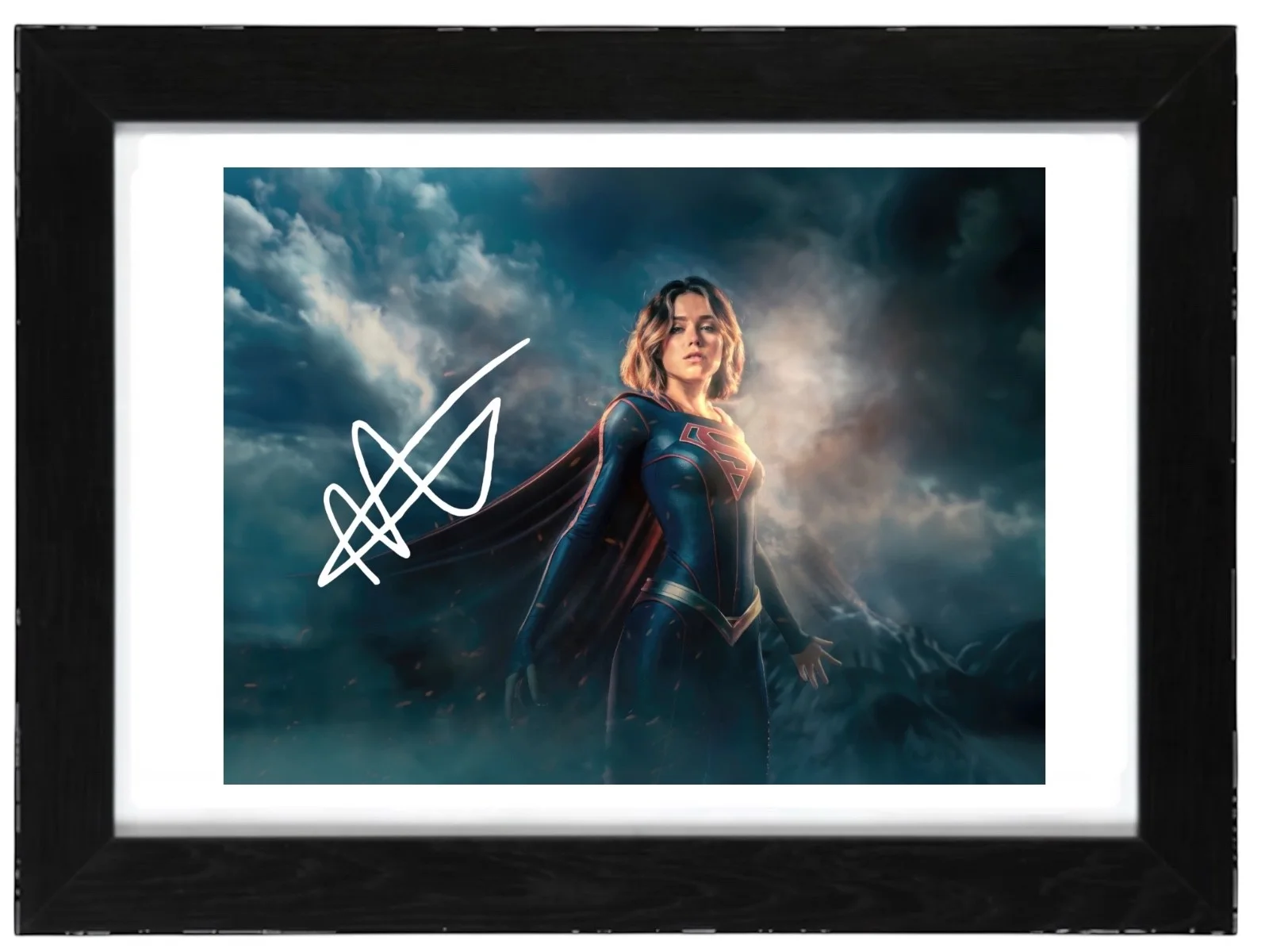 Milly Alcock Signed Autograph PHOTO Pre Print 6x4/A4/ Framed Super Girl, изображение 3
