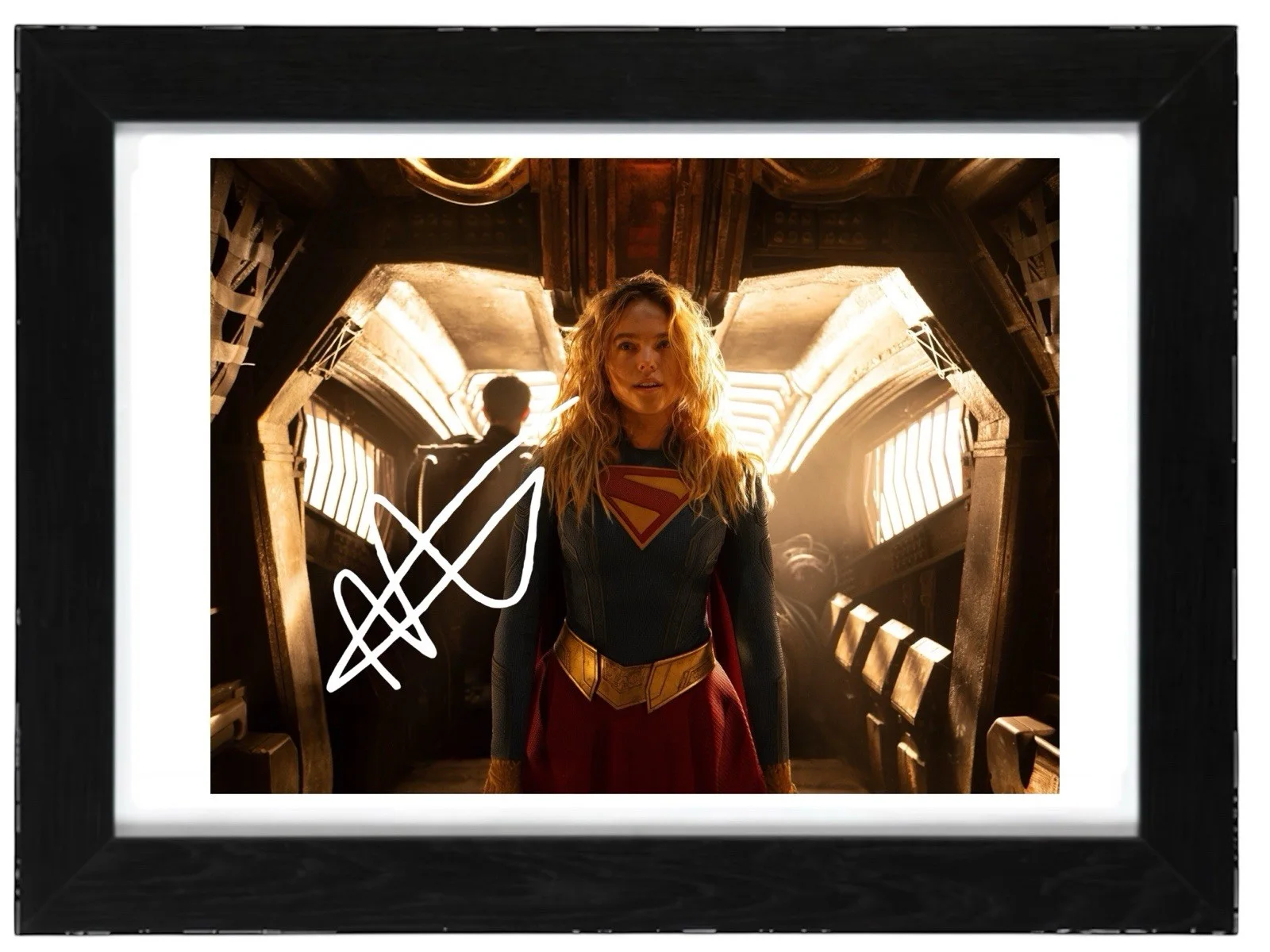 Milly Alcock Signed Autograph PHOTO Pre Print 6x4/A4/ Framed Super Girl, изображение 2
