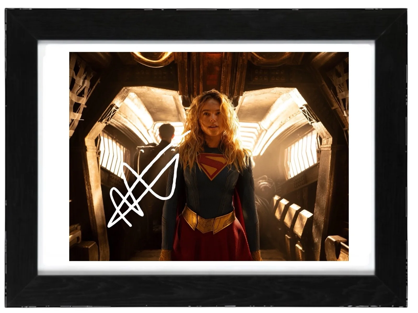 Milly Alcock Signed Autograph PHOTO Pre Print 6x4/A4/ Framed Super Girl, изображение 3