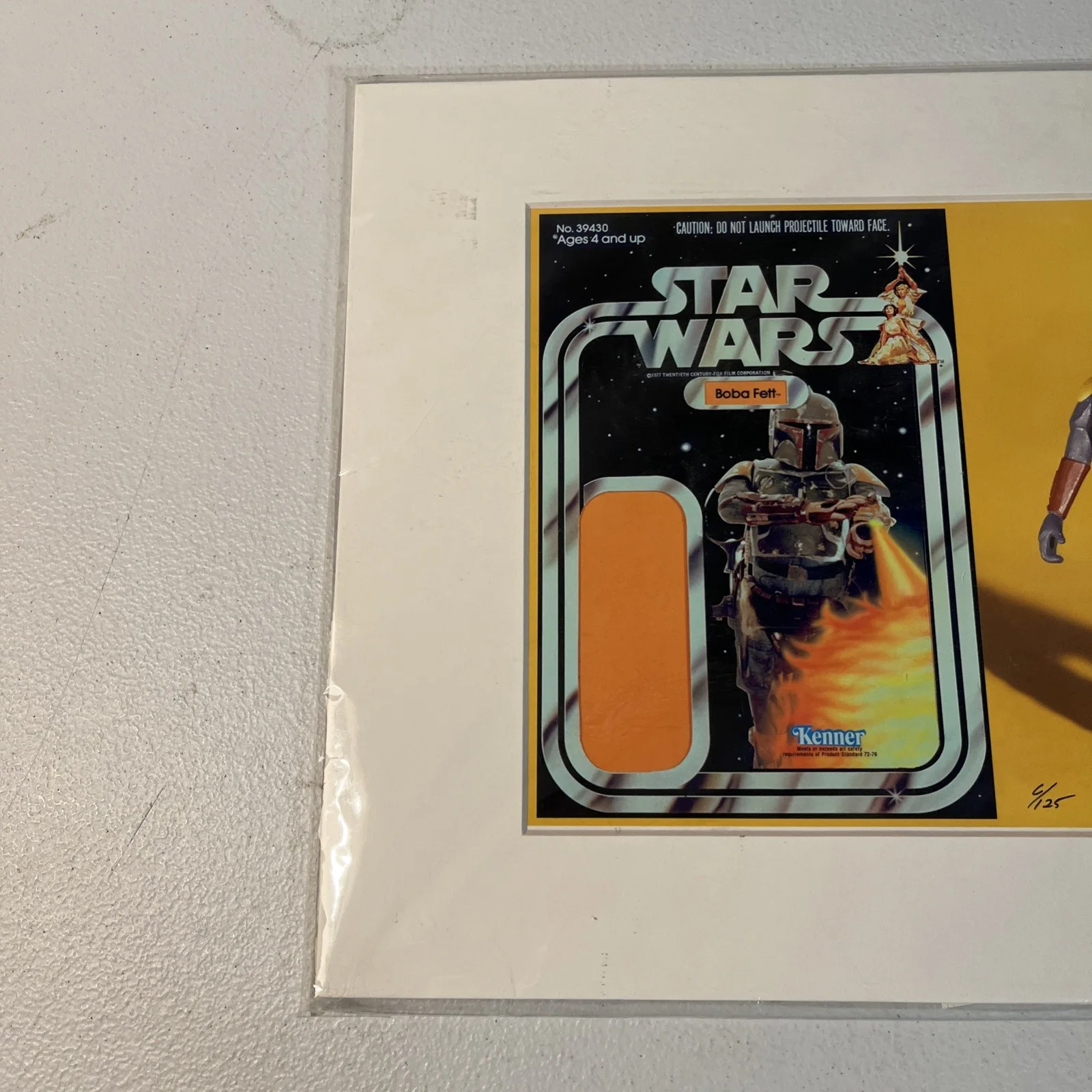 Vintage Star Wars Boba Fett Picture Autograph Kim Simmons /125 Very Rare !!, изображение 2
