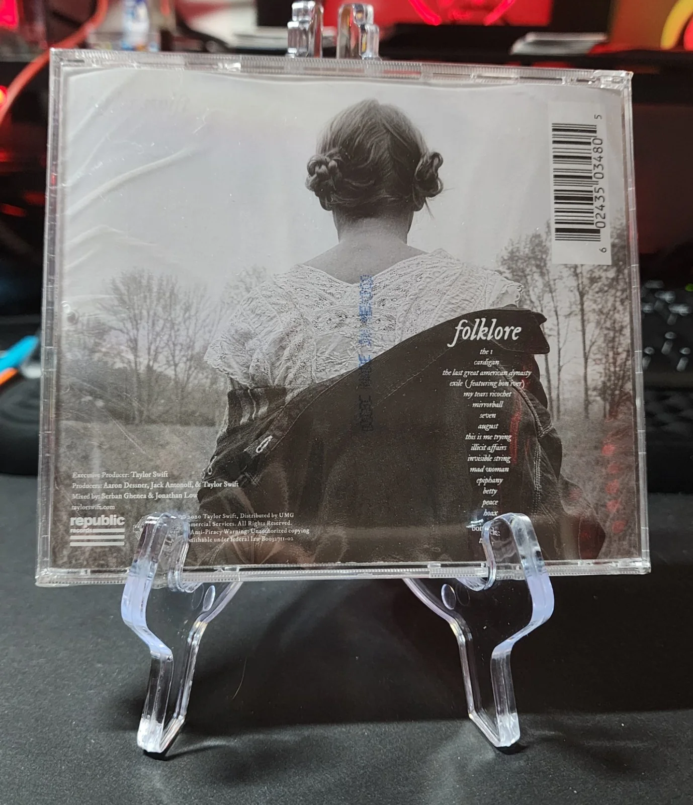 Taylor Swift Signed folklore CD Sealed Autographed "In The Trees" Edition, image 2