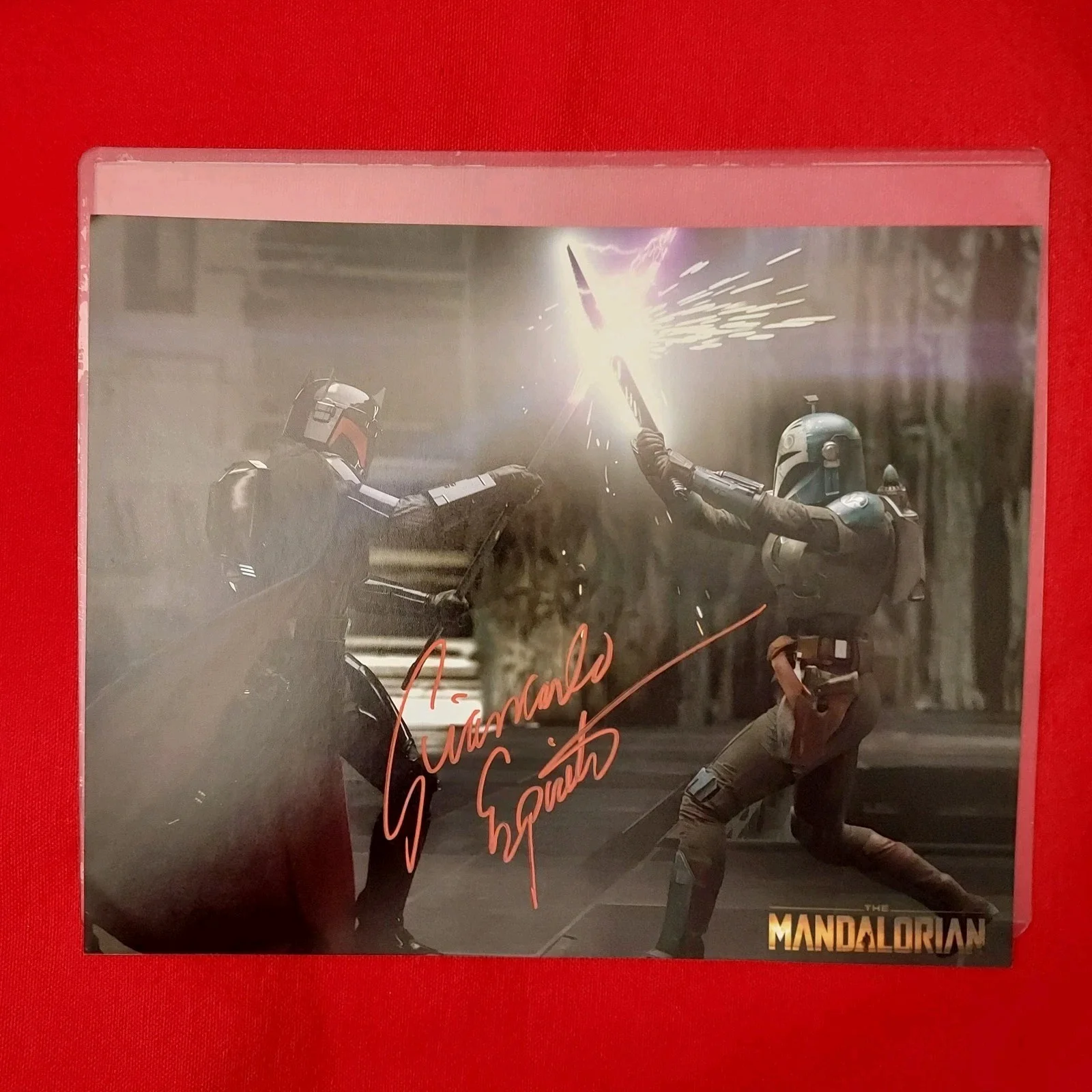 Giancarlo Esposito — SIGNED Giancarlo Esposito 8 x 10 Photo Mandalorian Star Wars Autograph Auto