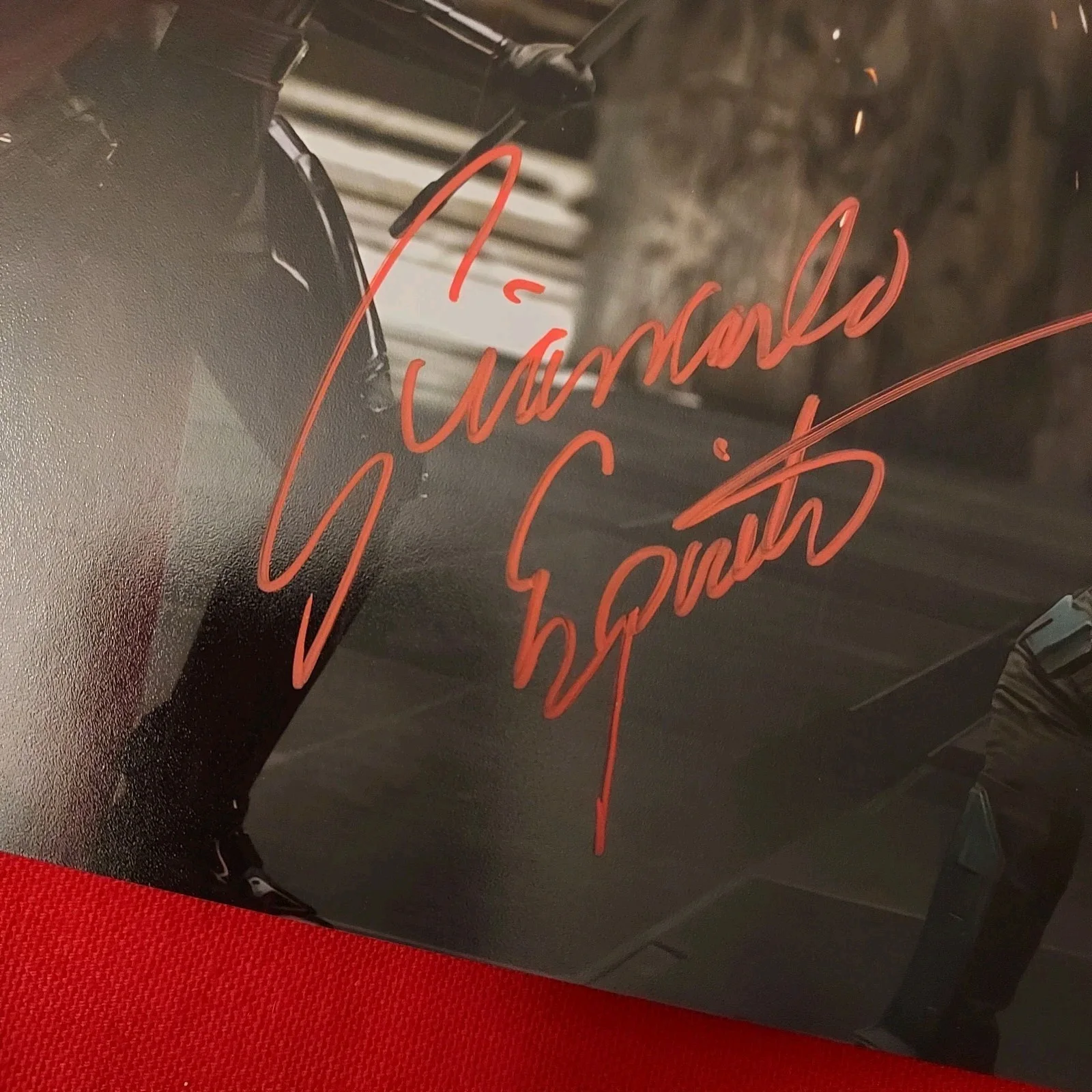 Giancarlo Esposito — SIGNED Giancarlo Esposito 8 x 10 Photo Mandalorian Star Wars Autograph Auto, image 2