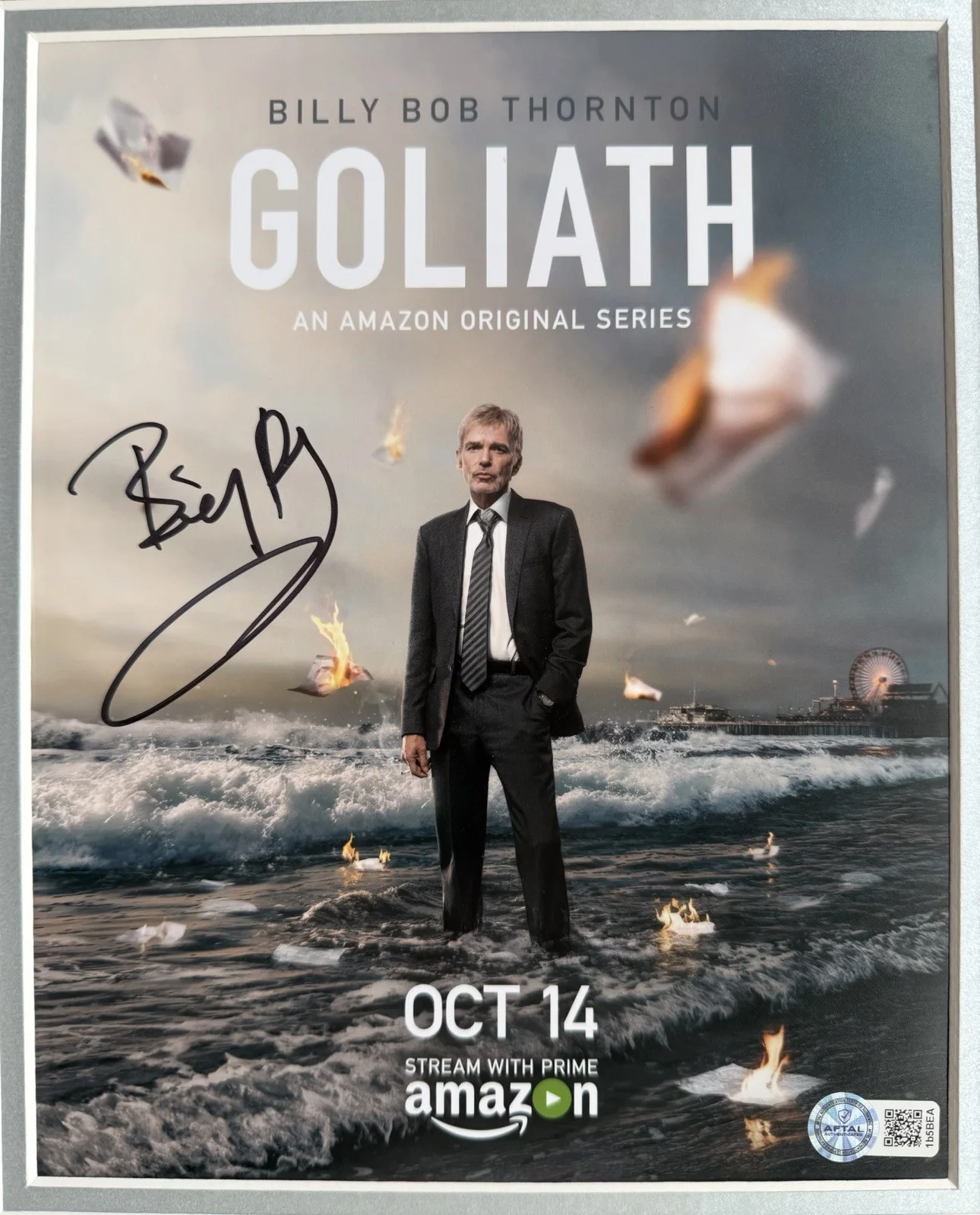 Billy Bob Thornton “Goliath” Signed Framed 16” X 12” Print Display, image 3