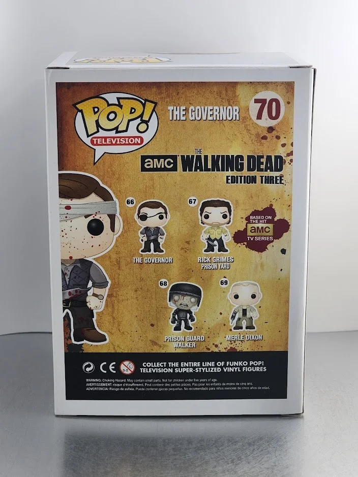 David Morrissey — David Morrissey Signed Autographed Funko Pop #70 The Governor Walking Dead 2013, изображение 3