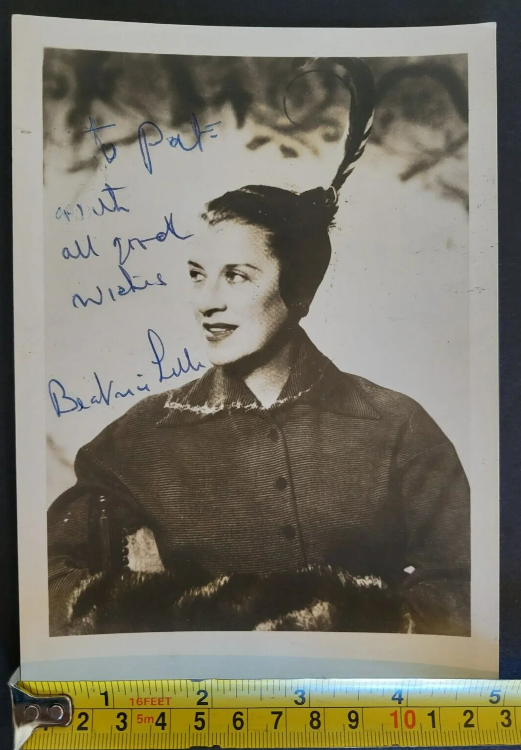 Beatrice Lillie — Beatrice Lillie Signed Autographed Photo Press Promo Picture Inscribed NO COA, изображение 3