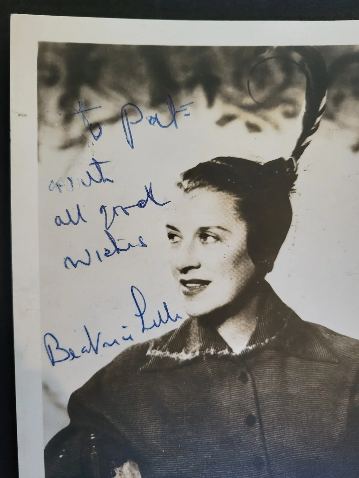 Beatrice Lillie — Beatrice Lillie Signed Autographed Photo Press Promo Picture Inscribed NO COA, изображение 4