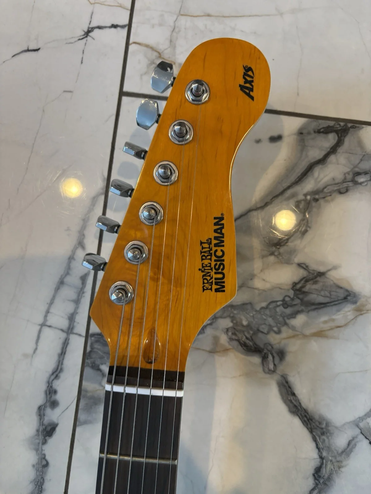 Pearl Jam Full Band Hand Signed Electric Guitar w/ COA, image 3