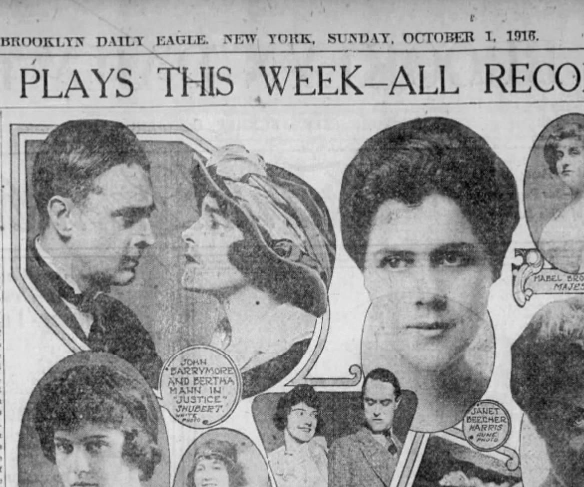BERTHA MANN—SIGNED 1919 PHOTO—JOHN BARRYMORE•RAYMOND GRIFFITH•CHAPLIN GOLD RUSH, изображение 4