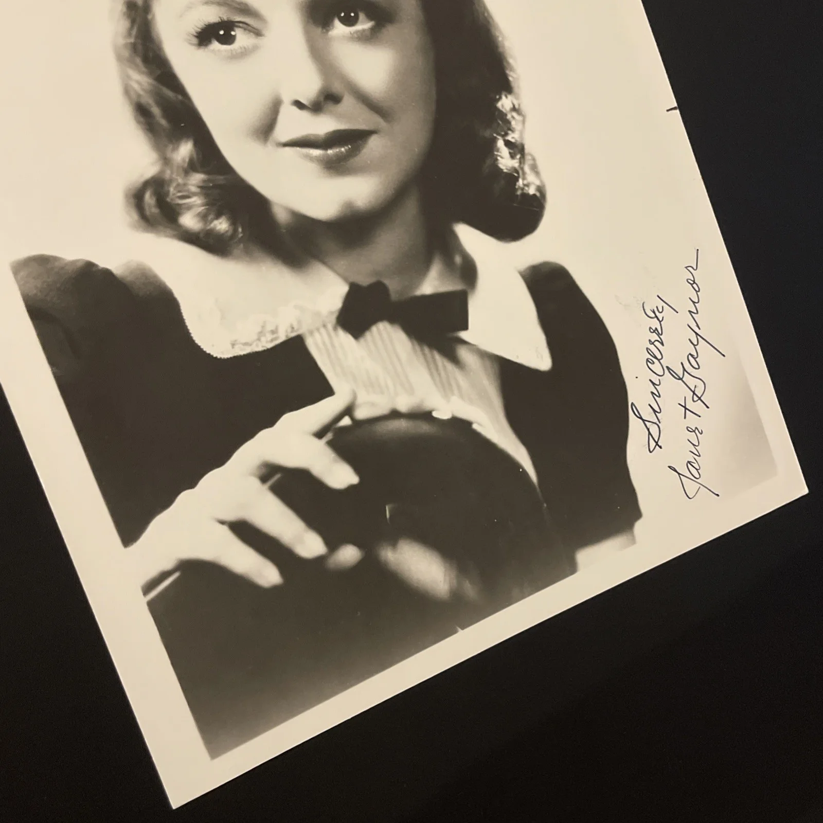 JANET GAYNOR Legendary Golden Age: Signed Original Celebrity Photo 8 x 10”/ KSK, изображение 4