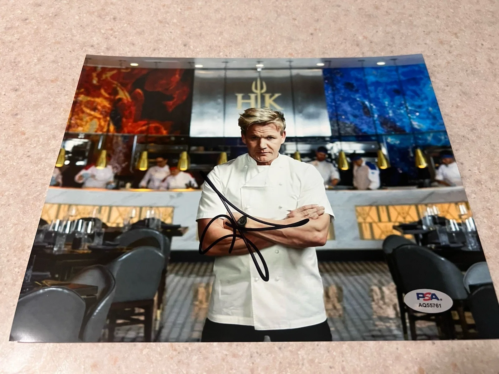 Gordon Ramsay — Gordon Ramsay Signed Photo PSA / DNA COA Autograph Auto Hell’s Kitchen Chef, image 2