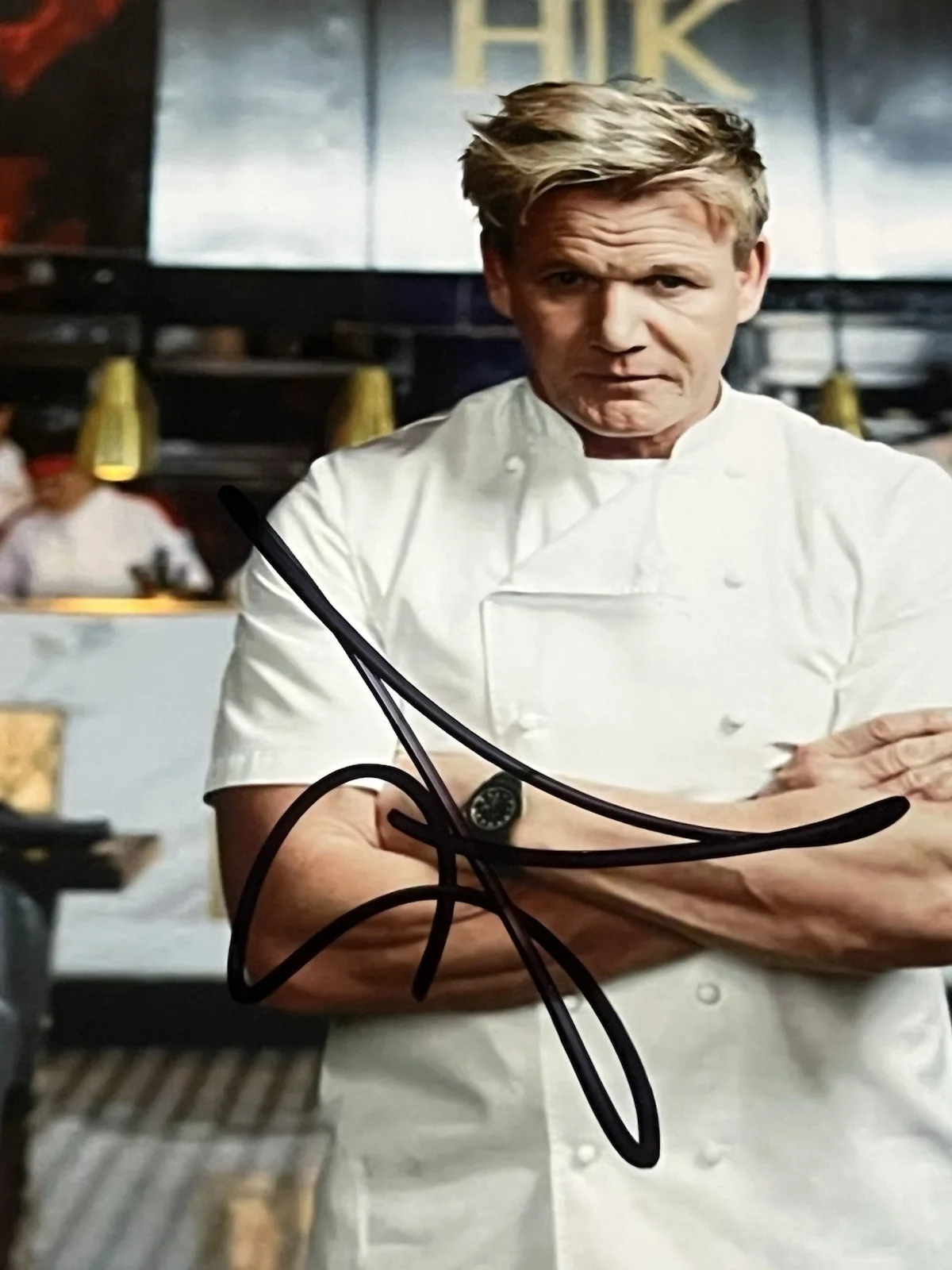 Gordon Ramsay — Gordon Ramsay Signed Photo PSA / DNA COA Autograph Auto Hell’s Kitchen Chef, image 3