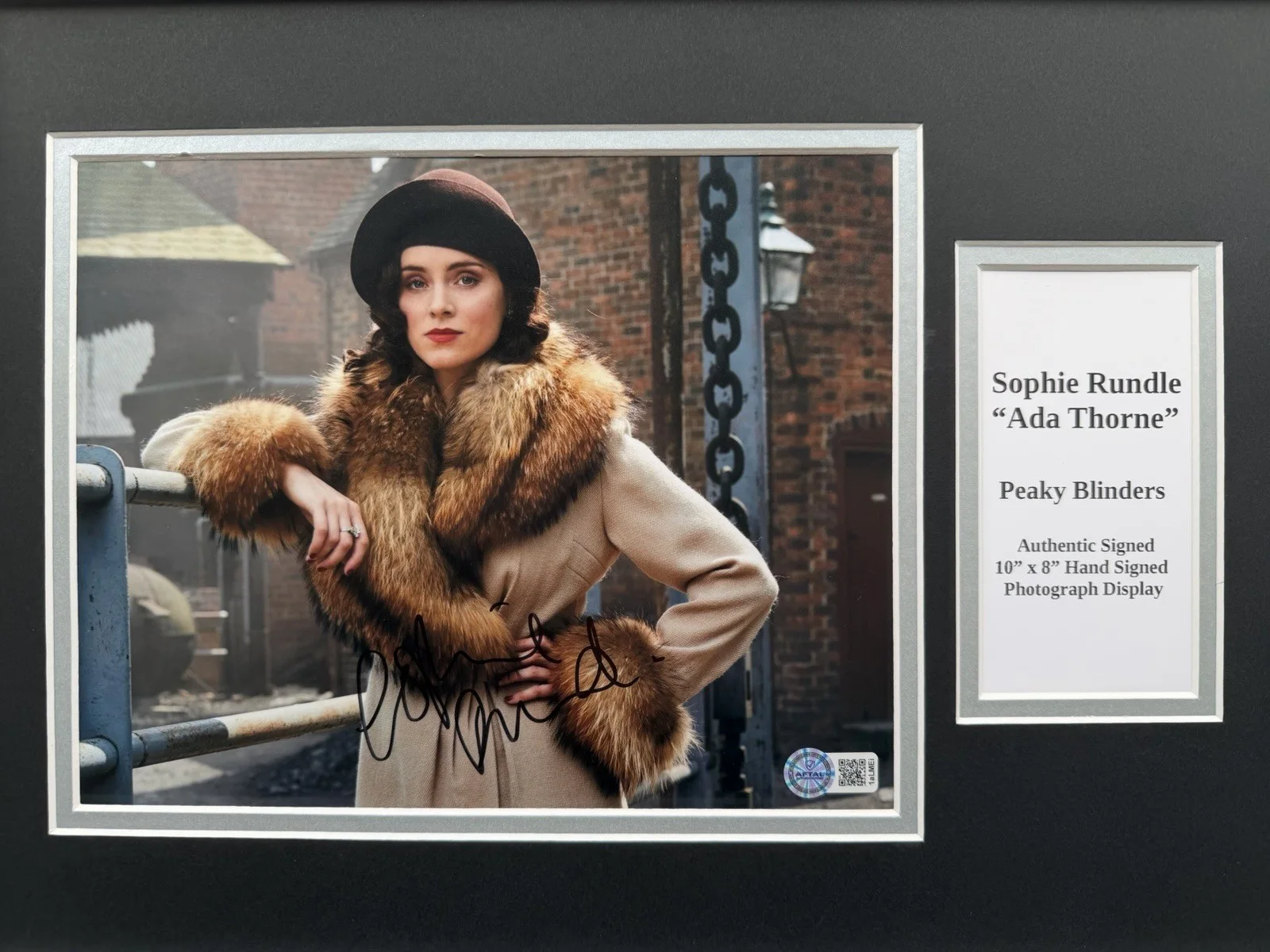 Sophie Rundle “Ada Thorne” Peaky Blinders Signed Framed 16” X 12” Print Display, изображение 2