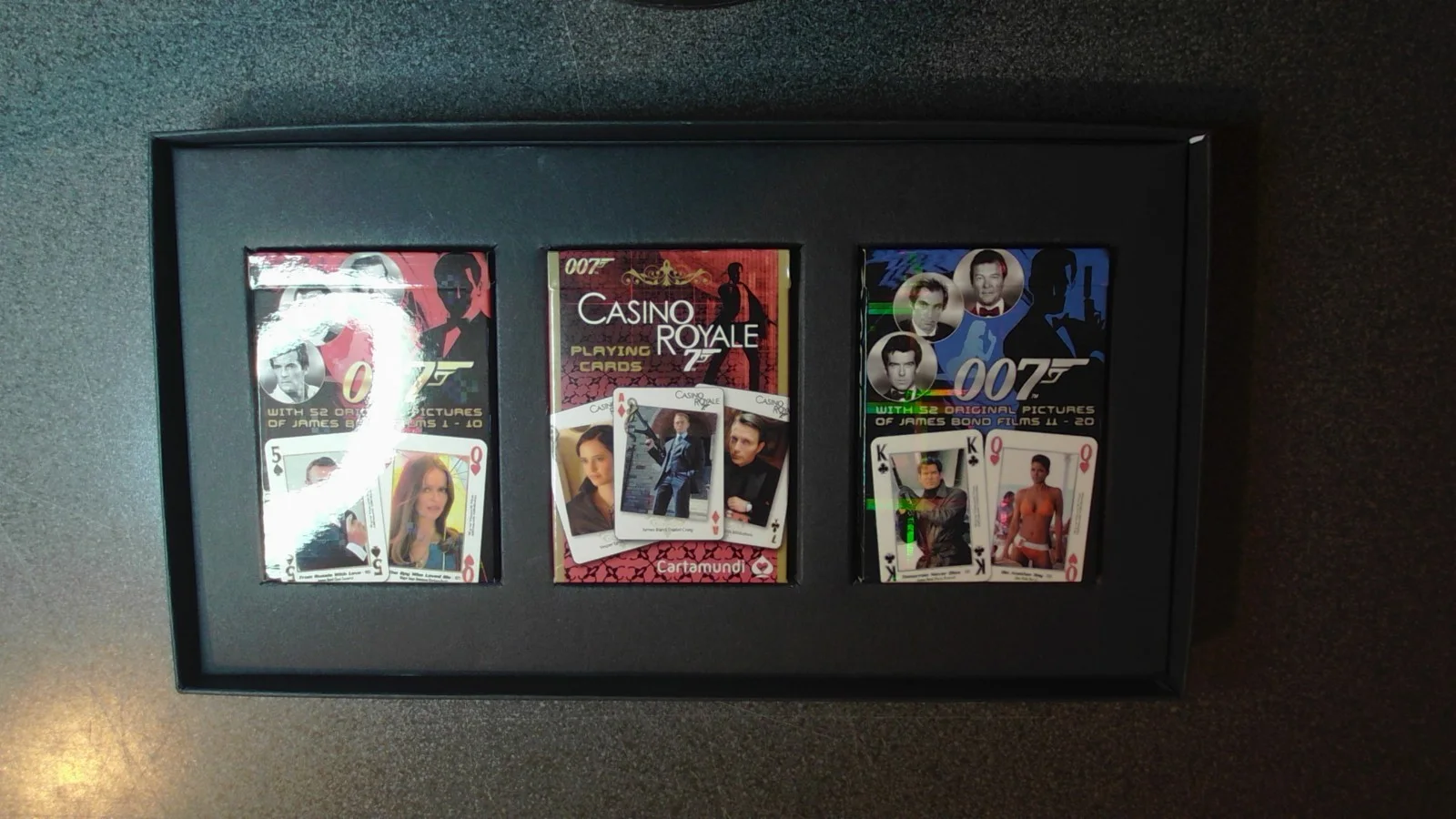 James Bond 007 Cartamundi Playing Cards (3‑Pack Set), image 3