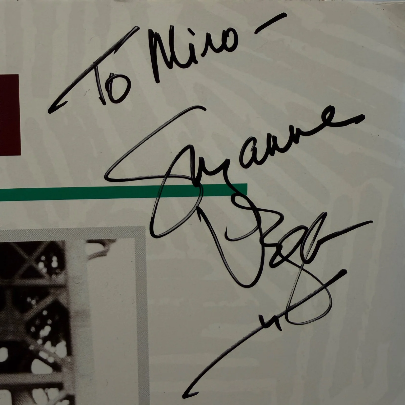 AUTOGRAPHED - SUZANNE VEGA "Luka + 2" UK PICTURE SLEEVE 12" vinyl AUTOGRAPHED, изображение 3