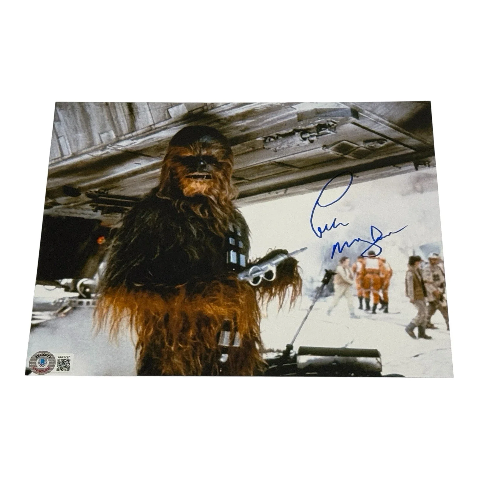 Peter Mayhew — PETER MAYHEW HAND SIGNED AUTOGRAPHED 8x10 PHOTO STAR WARS BECKETT BAS COA