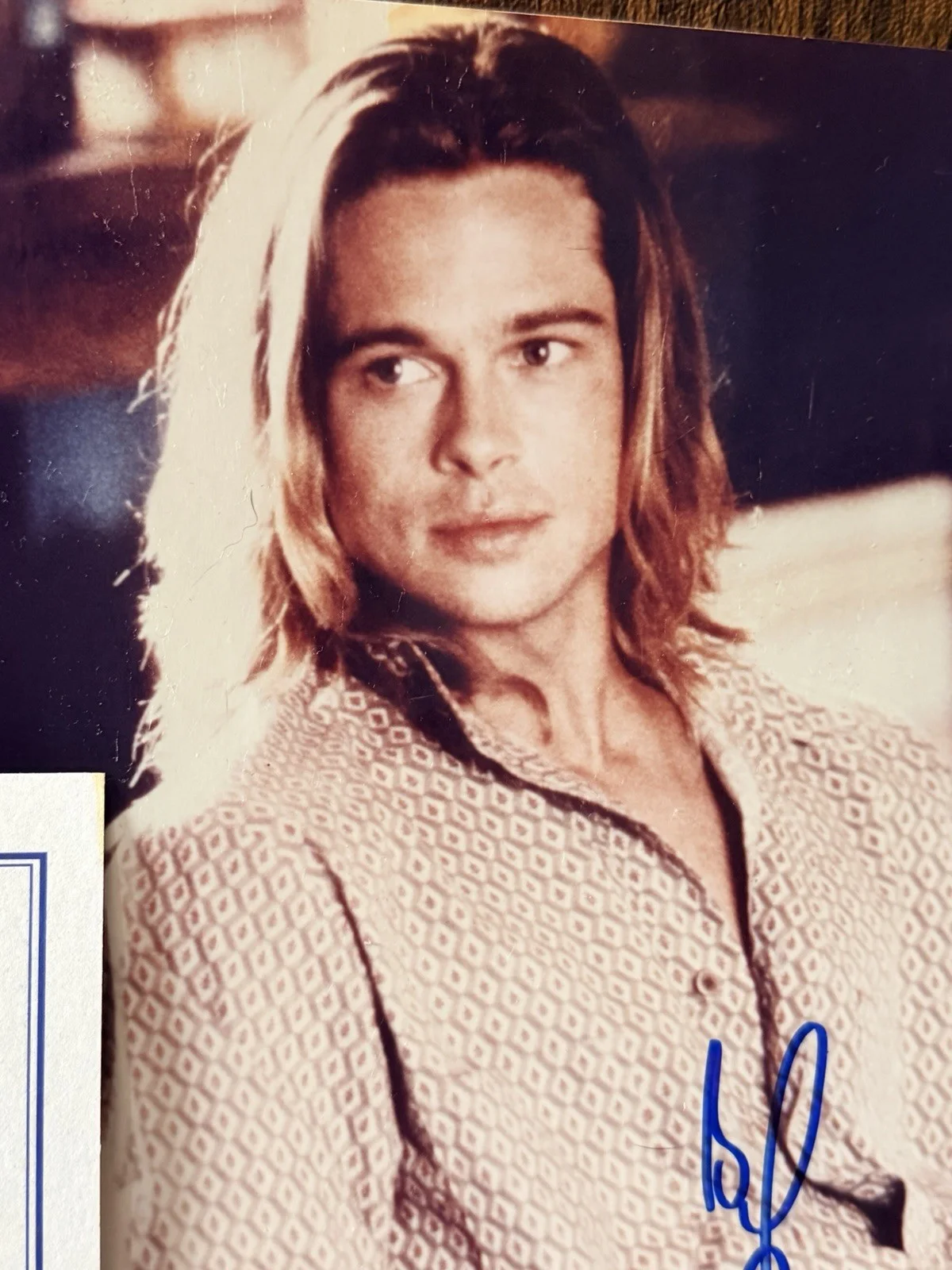 BRAD PITT — Brad Pitt Signed 8X10 Photo ~ Interview With The Vampire Picture ~ Authenticated, image 2