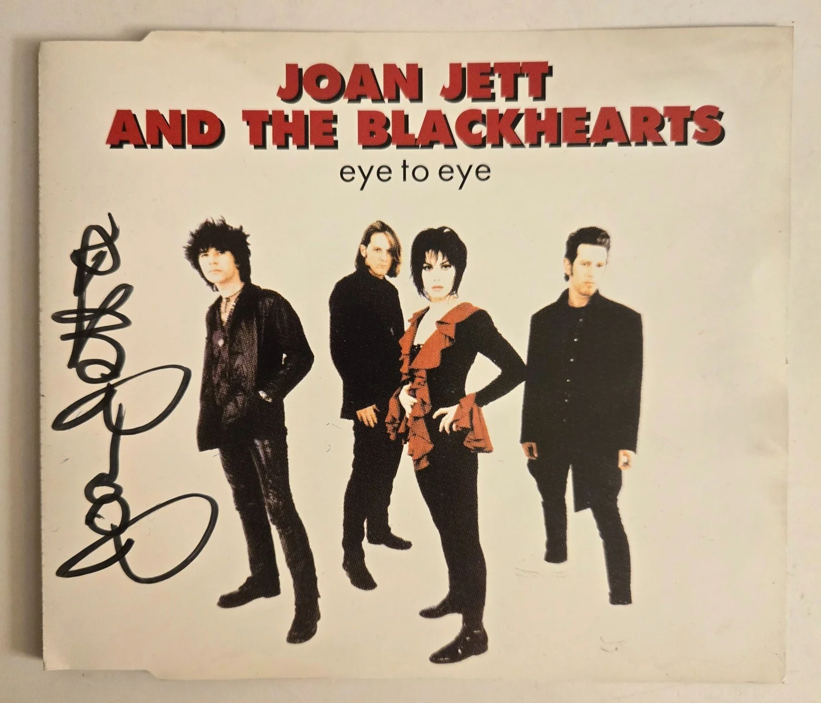 JOAN JETT & the Blackhearts SIGNED Eye to 'Eye' CD Single 1994 Germany RARE, изображение 4