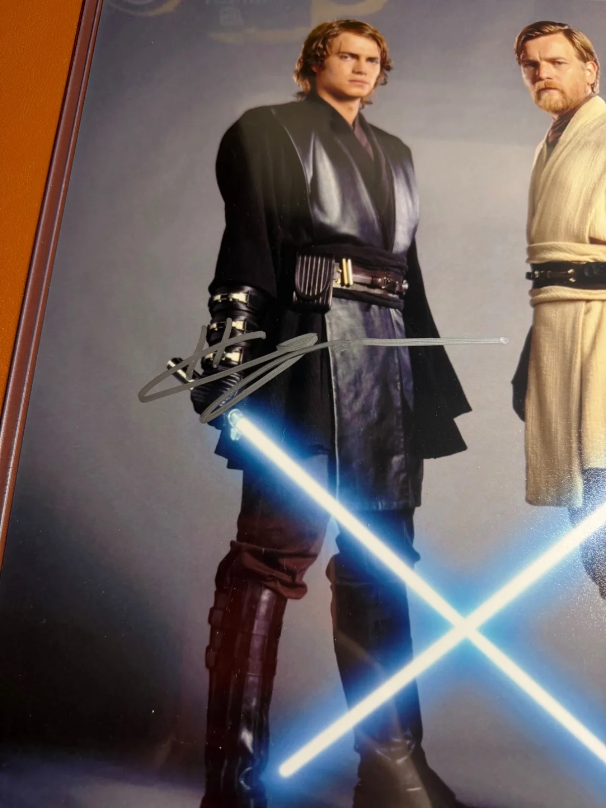 Ewan McGregor, Hayden Christiansen — Ewan McGregor Hayden Christensen Dual Signed 11x14 Photo Star Wars COA, изображение 2