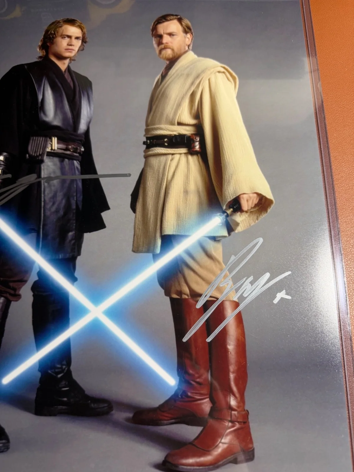 Ewan McGregor, Hayden Christiansen — Ewan McGregor Hayden Christensen Dual Signed 11x14 Photo Star Wars COA, изображение 3