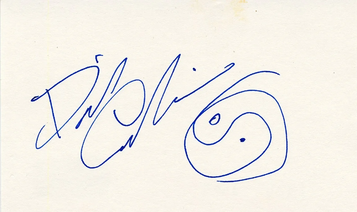 L@@K David Carradine KUNG FU Signed Index Card Framed Presentation Piece BAS, image 2