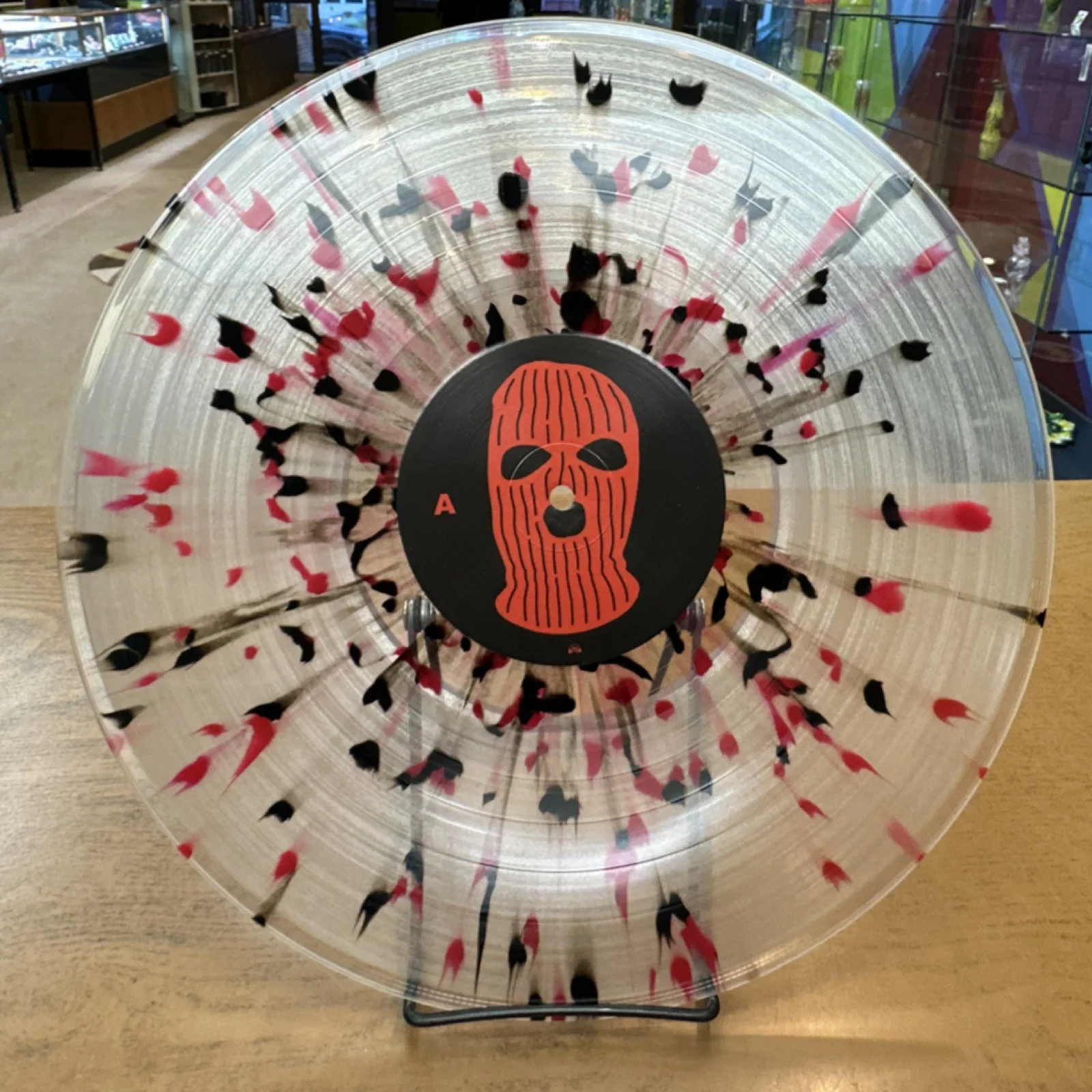 Boston Manor Welcome to the Neighbourhood Signed Splatter Vinyl Record Original, изображение 3