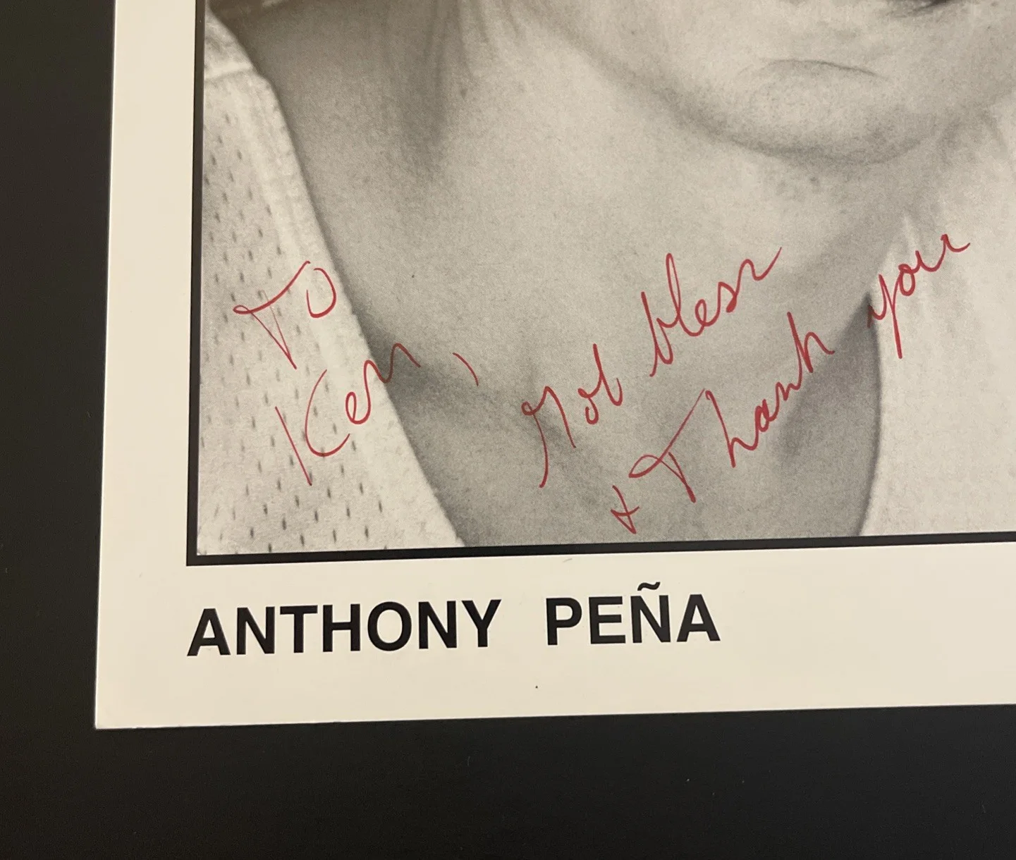 ANTHONY PENA Young & The Restless: Signed Original Celebrity Photo 8 x 10” / KSK, image 3