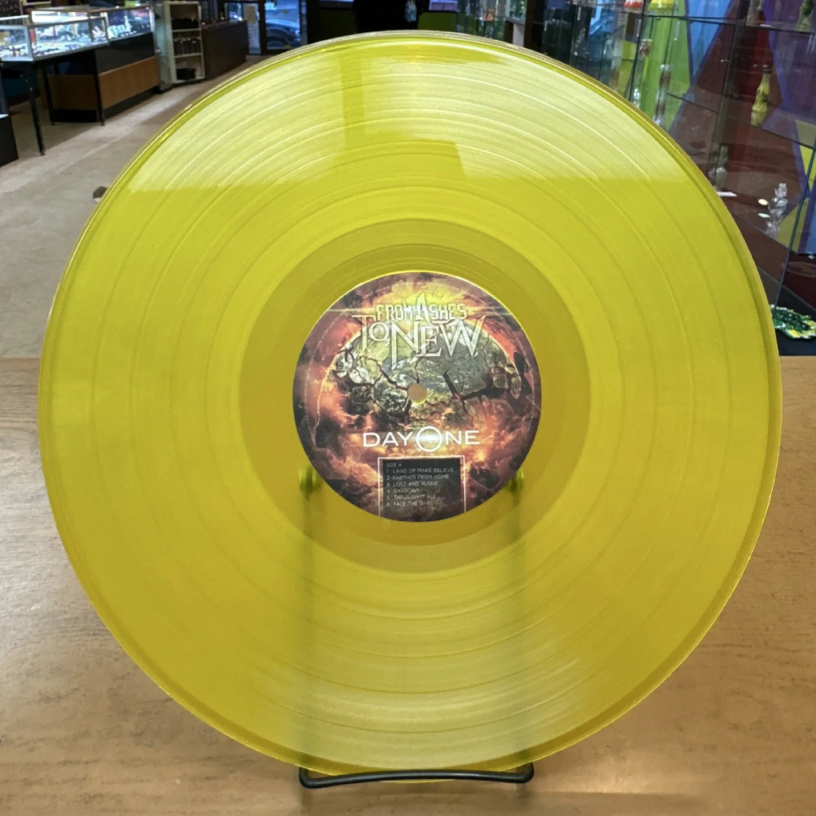 From Ashes To New Day One Signed Yellow Vinyl Record Original, image 5