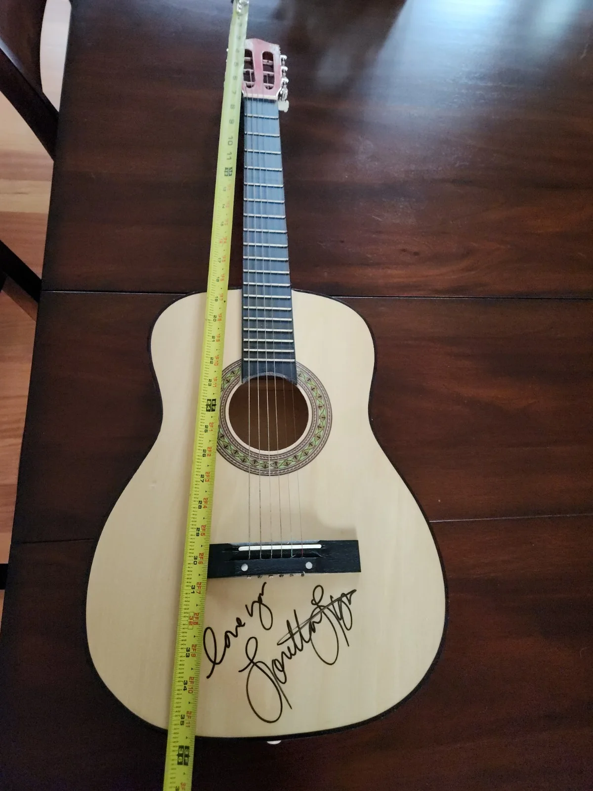 Guitar signed by Loretta Lynn, image 3