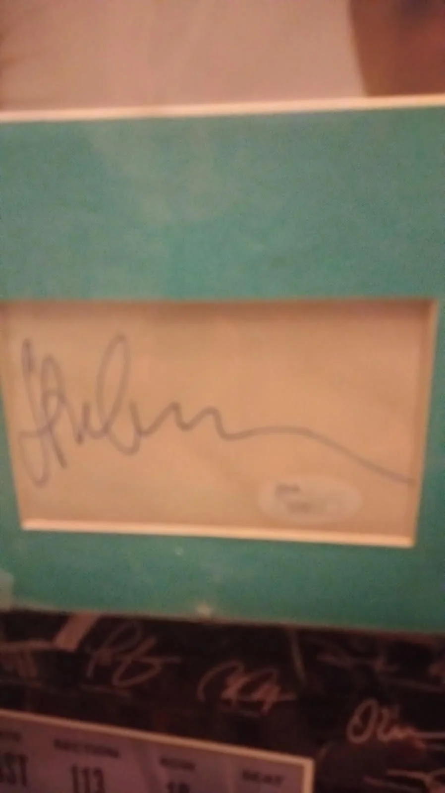 Jennifer Garner signed cut with photo JSA Cert., image 3
