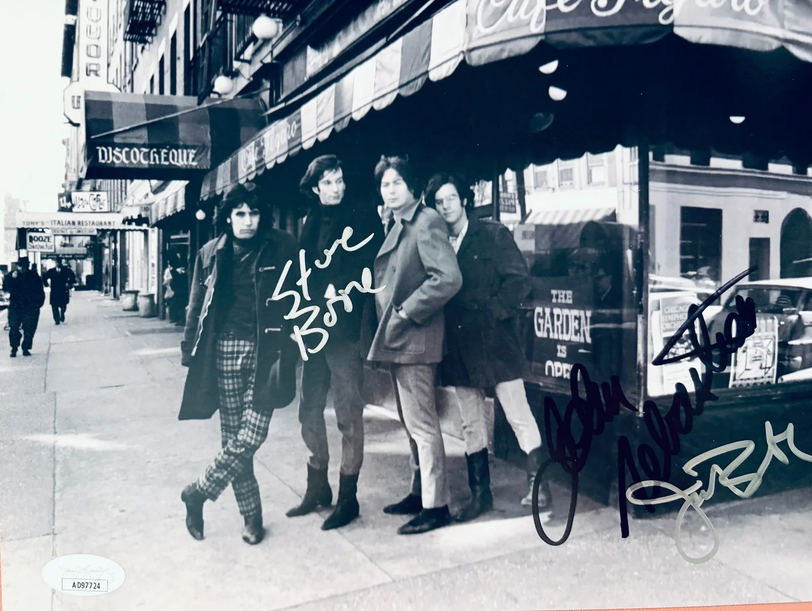 The Lovin' Spoonful Signed (JSA)Sebastian, Butler, Boone ICONIC Bleecker Street, изображение 2