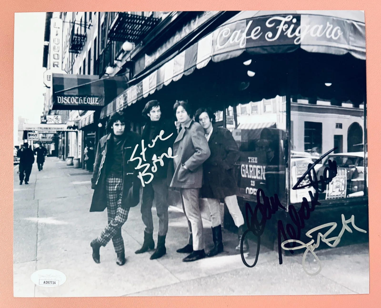 The Lovin' Spoonful Signed (JSA)Sebastian, Butler, Boone ICONIC Bleecker Street, изображение 3