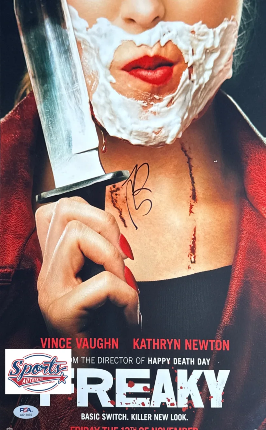 Kathryn Newton — Kathryn Newton Signed 11x17 Freaky Movie Poster PSA AO17075