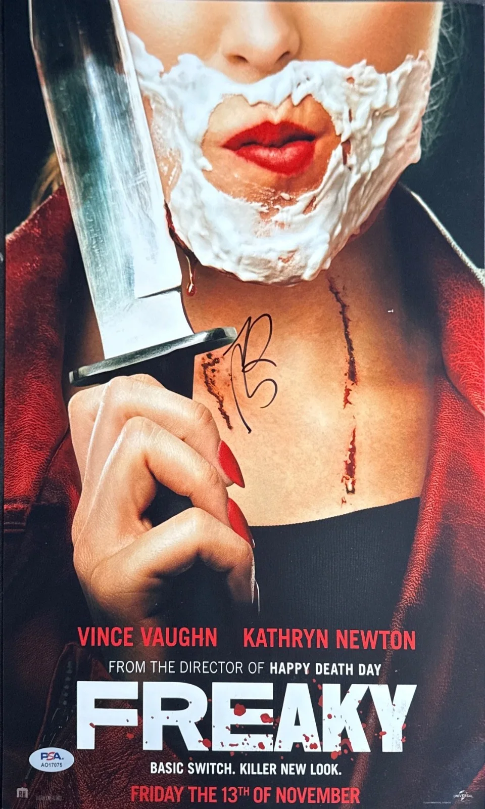 Kathryn Newton — Kathryn Newton Signed 11x17 Freaky Movie Poster PSA AO17075, изображение 2
