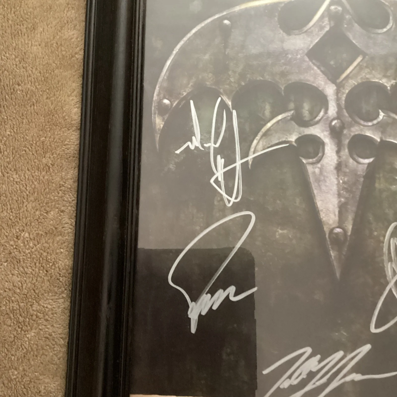 Queensrÿche Original Signed Unframed Music Poster Autographed signed in person, изображение 2