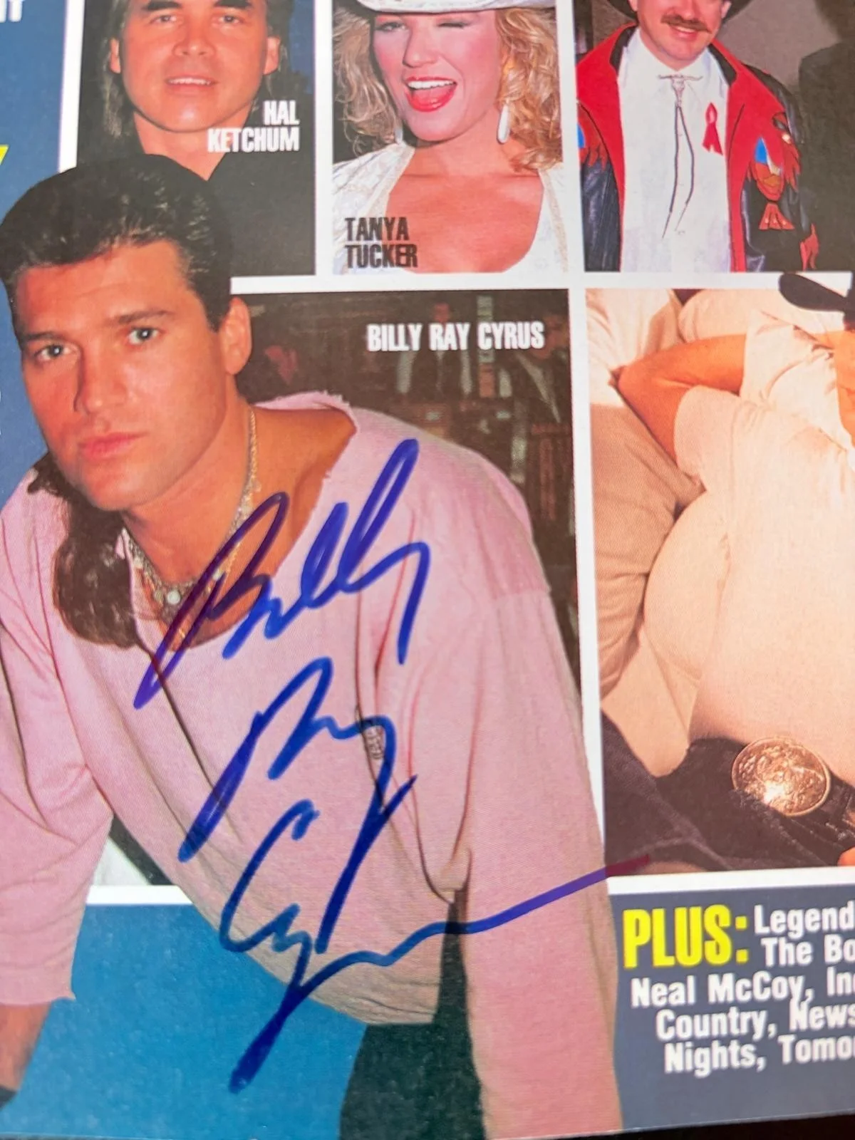 Billy Ray Cyurs — BILLY RAY CYRUS SIGNED AUTOGRAPHED MAGAZINE COVER ONSTAGE! HANNAH MONTANA PSA B, image 2