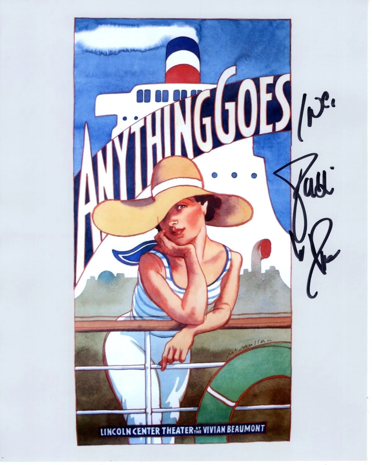 Patti LuPone — PATTI LUPONE Signed 8x10 ANYTHING GOES RENO SWEENEY Photo w/ Hologram COA