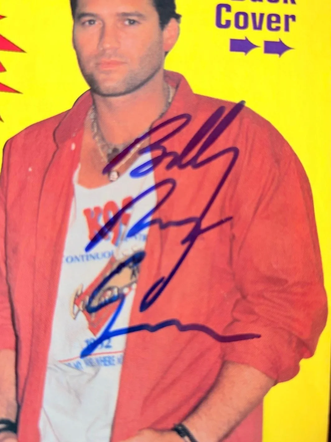 Billy Ray Cyurs — BILLY RAY CYRUS SIGNED AUTOGRAPHED MAGAZINE COVER HANNAH MONTANA PSA E, изображение 2