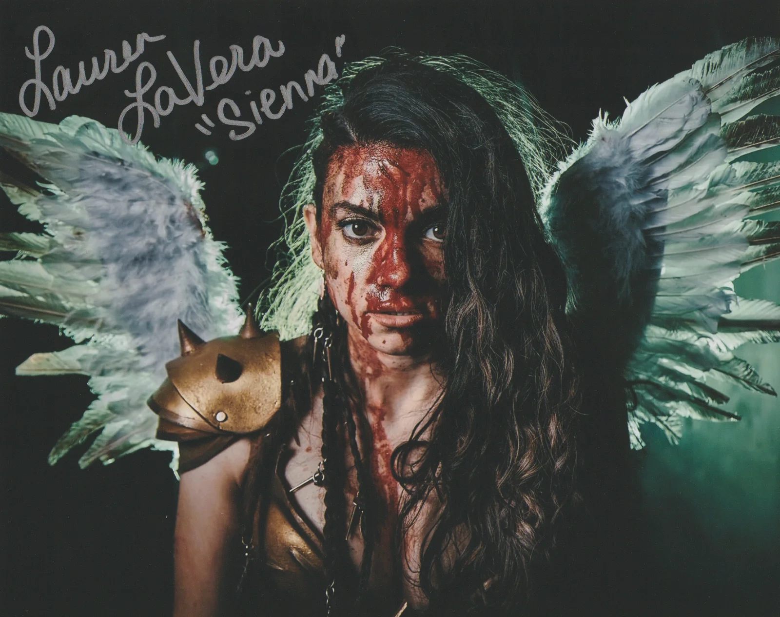 LAUREN LAVERA — LAUREN LAVERA TERRIFIER 2 SIGNED 10X8 COLOR PHOTO SIENNA HORROR AUTOGRAPH