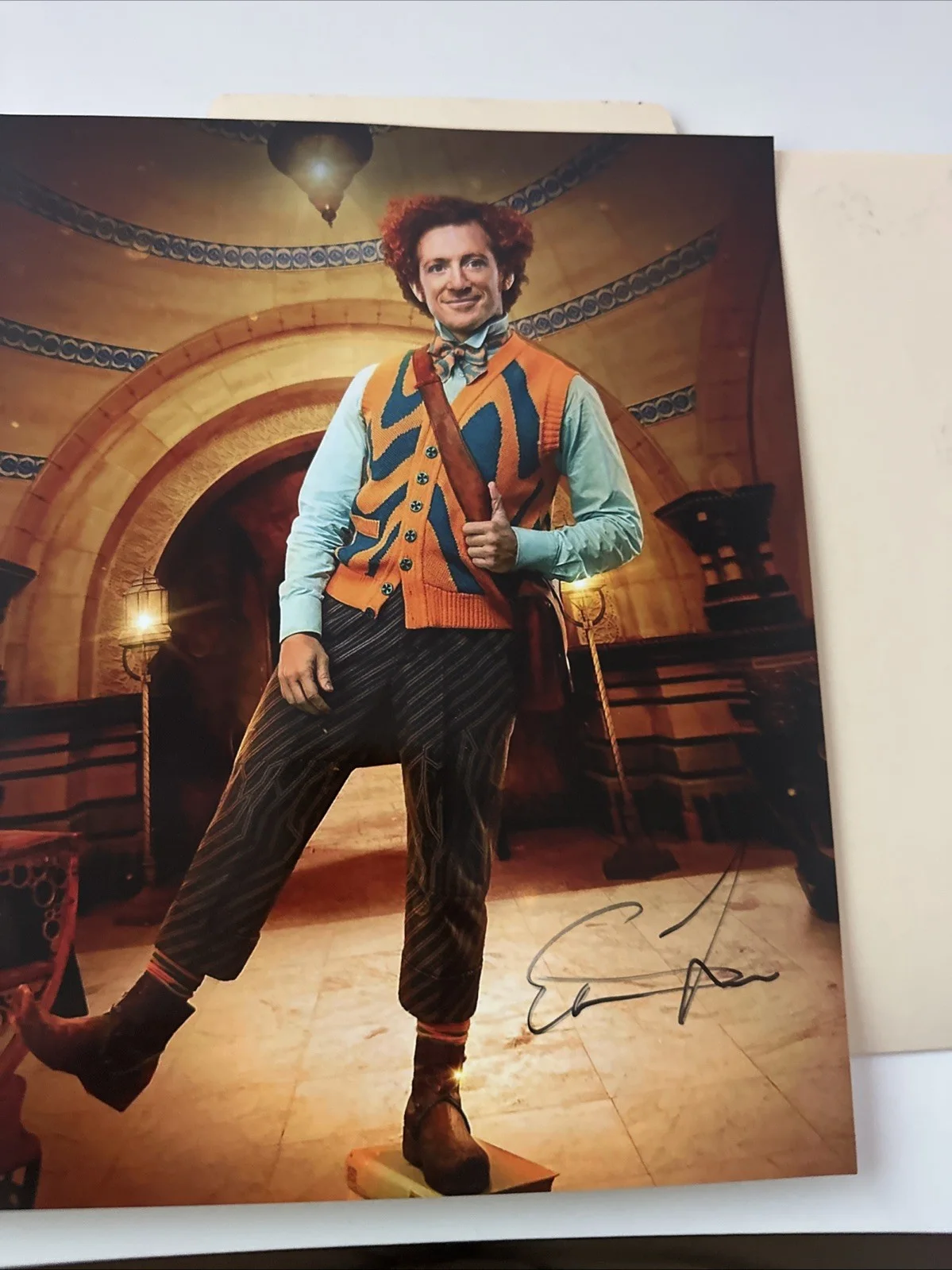Ethan Slater — ETHAN SLATER... Wicked 's Boq - SIGNED 8x10 Photo