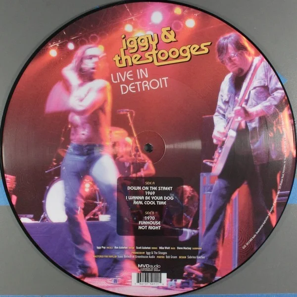 IGGY POP LIVE IN DETROIT PIC DISC STOOGES NEW out of press Minutemen Firehose, изображение 2