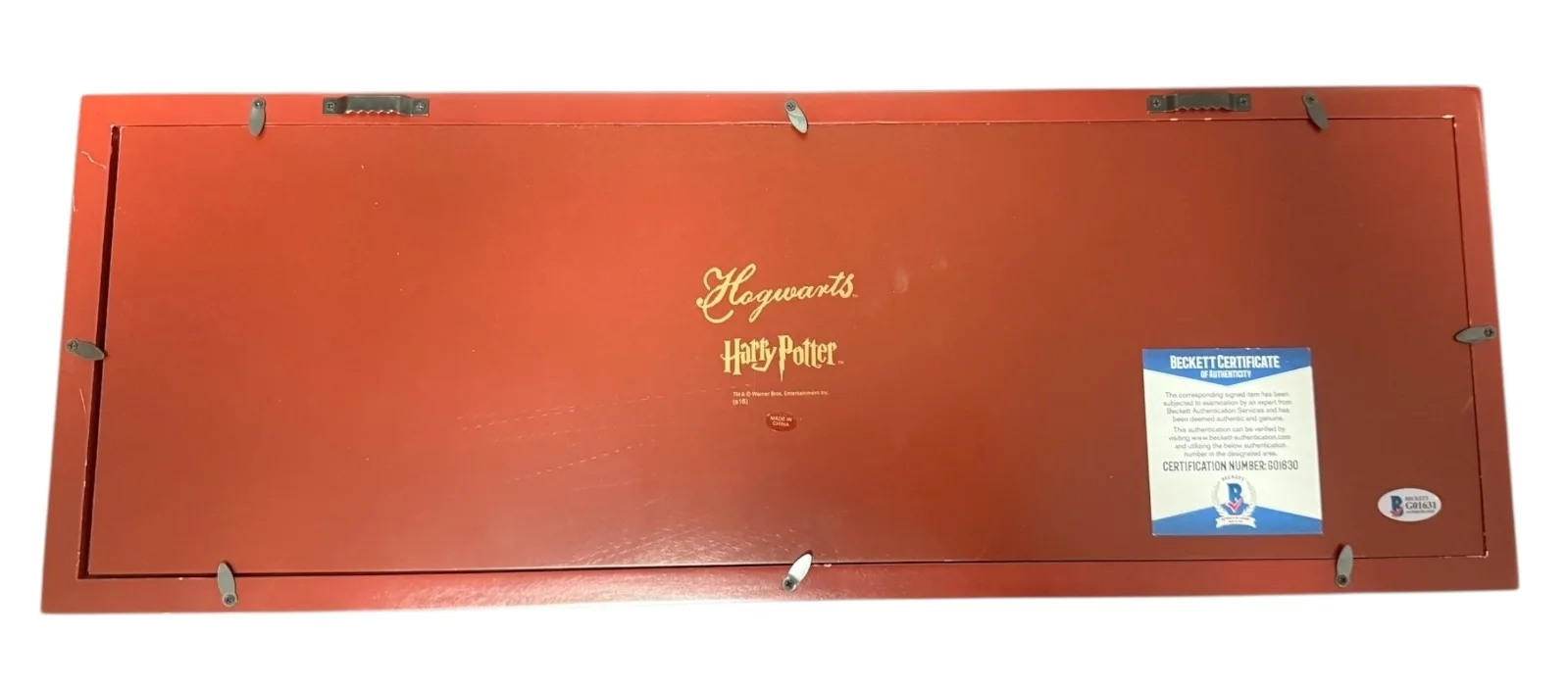 DANIEL RADCLIFFE — DANIEL RADCLIFFE SIGNED HARRY POTTER HOGWARTS EXPRESS TRAIN PLATFORM SIGN BAS, image 3