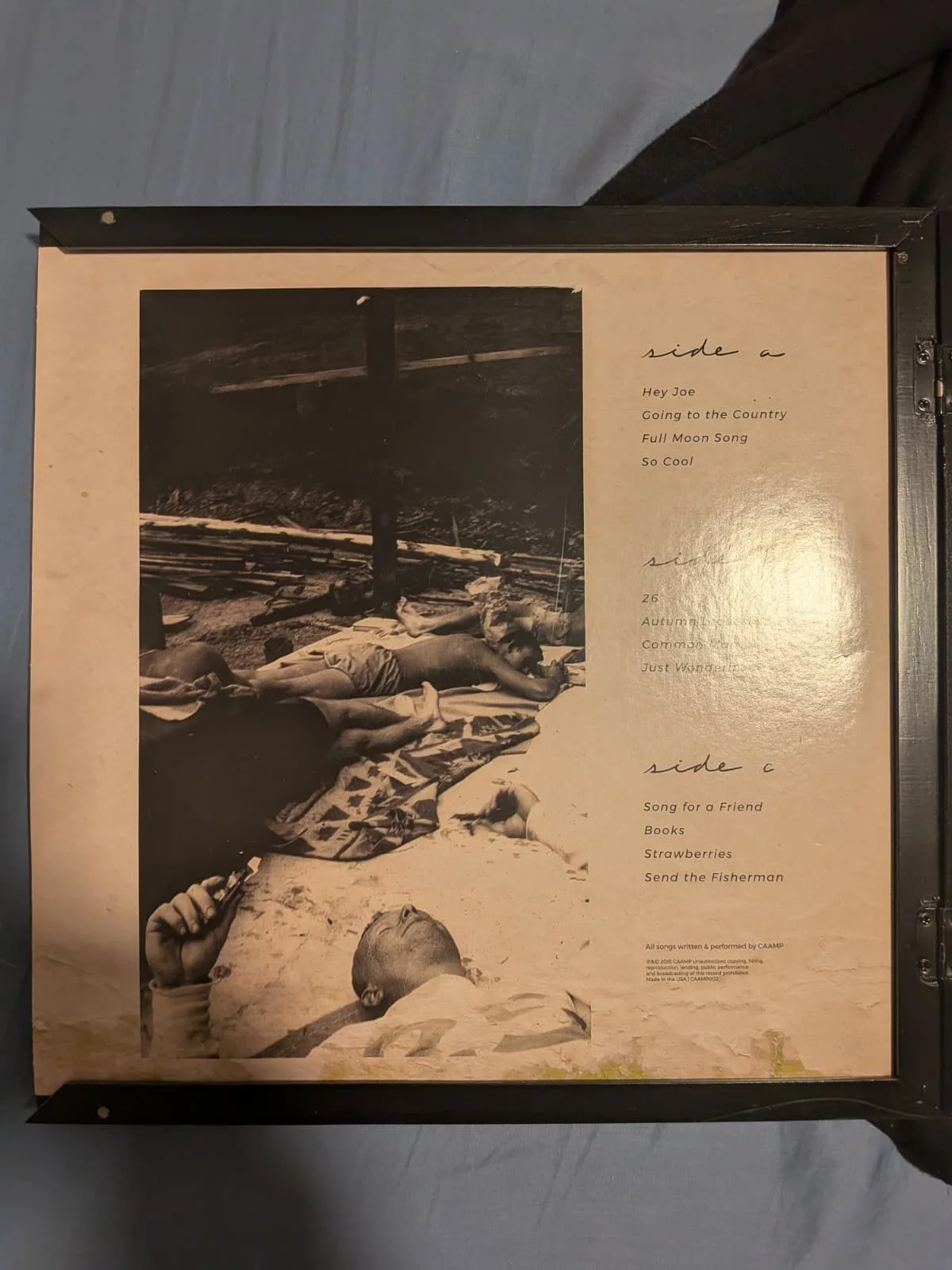 CAAMP Boys Red Marble Vinyl Signed Taylor Meier Evan Westfall Matt Vinson 2019, image 4
